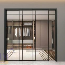 CỬA SLIM 3 CÁNH MỞ TRƯỢT TỰ DO – LUX-S03