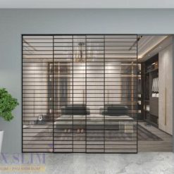 CỬA SLIM 3 CÁNH MỞ TRƯỢT ÂM TƯỜNG – LUX-S03-AT